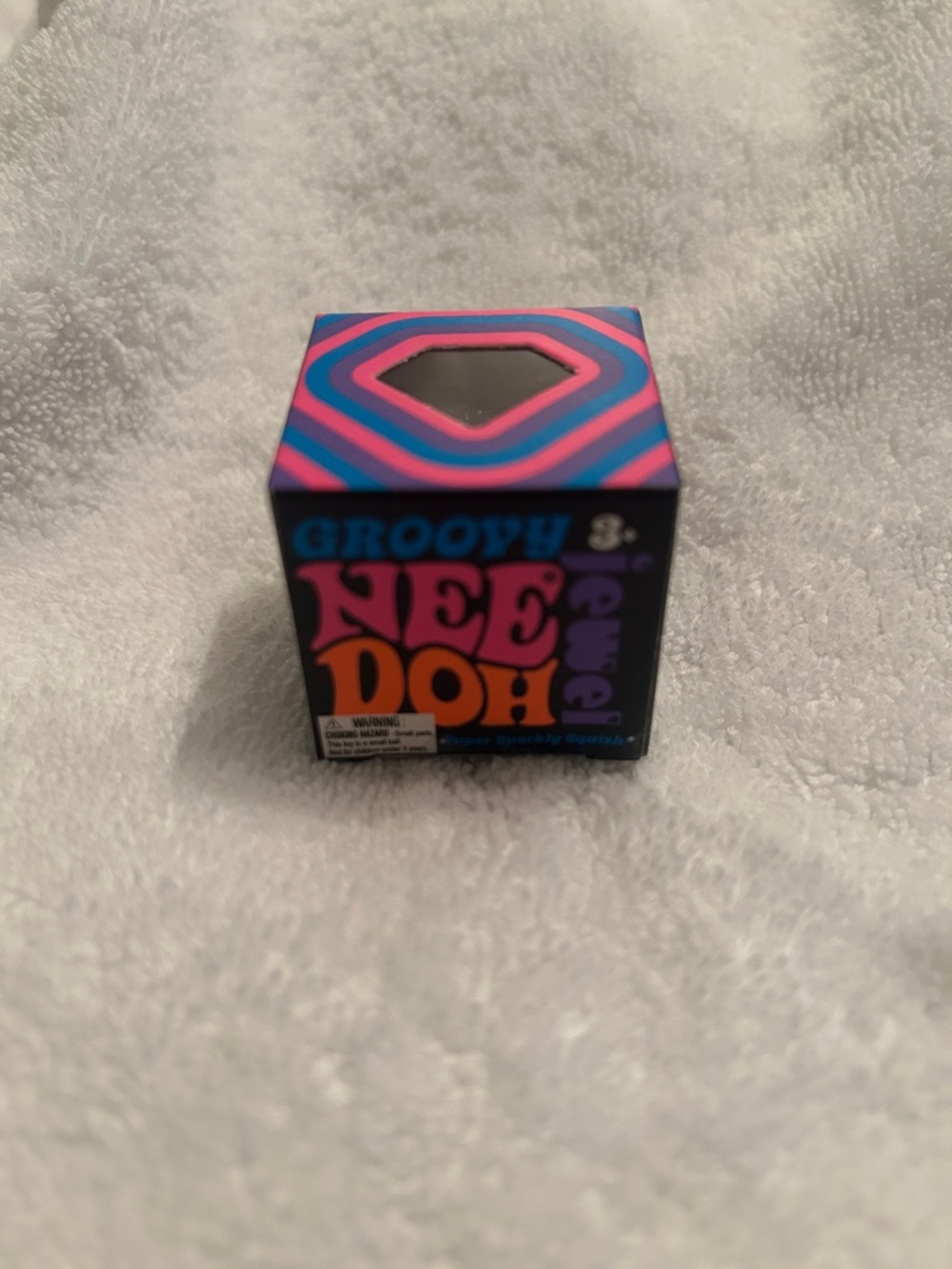 Mini Groovy NeeDoh Squeezy Stress Ball - purple